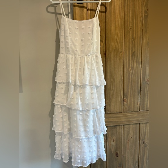 White Midi Dress - Picture 2 of 3